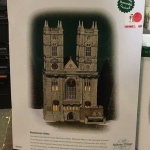 Dept 56 Dickens Village Westminster Abbey